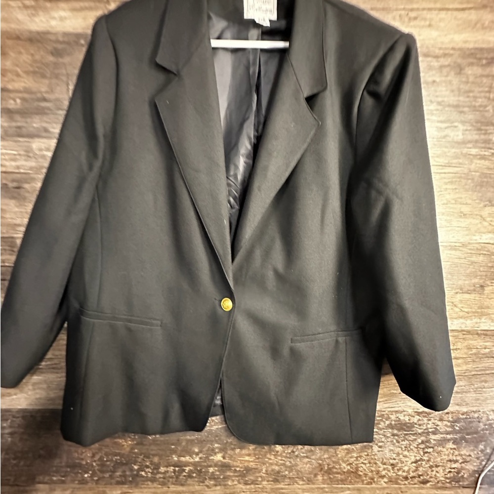 Classic COLLECTION Black Blazer Tailored Suit Jacket Women’s 22w
